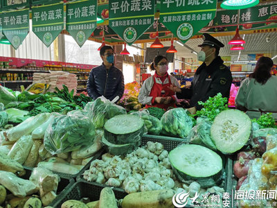 泰山区市场监管局着力强化疫情防控期间食品安全保障